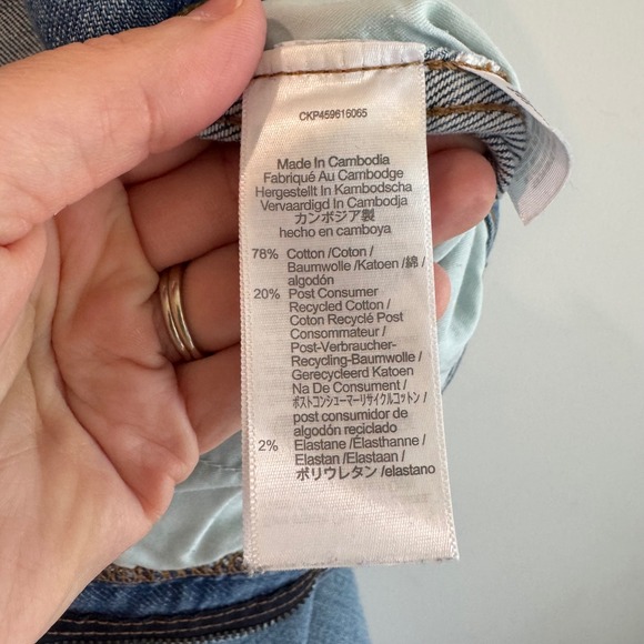 Madewell Stovepipe Jeans Womens 20W Medium Wash Straight Leg Denim - Picture 5 of 9